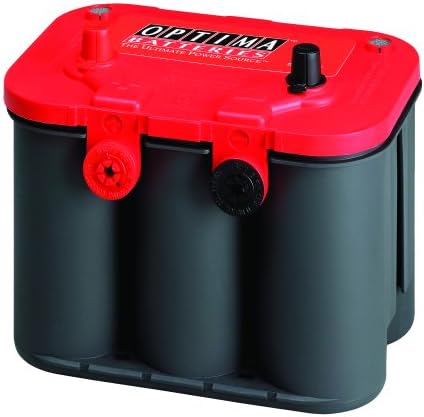 OPTIMA Batteries High Performance 34/78 Red Top Sealed AGM Car, Truck, and SUV Starting Battery, 800 CCA, Dual SAE and GM Terminals, Maintenance Free, Versitile Mounting