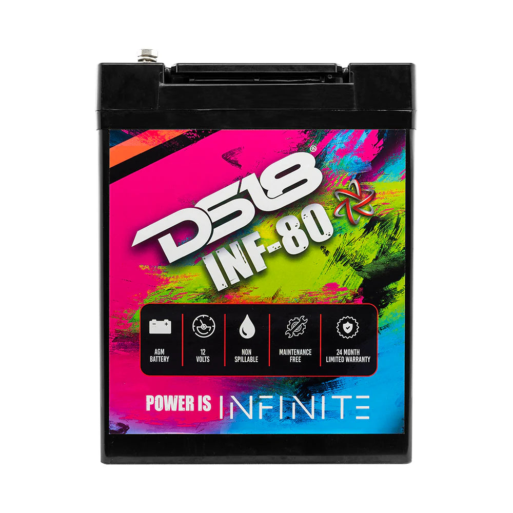 DS18 Infinite 80 AH AGM Power Cell 12v Battery DD-INF-80