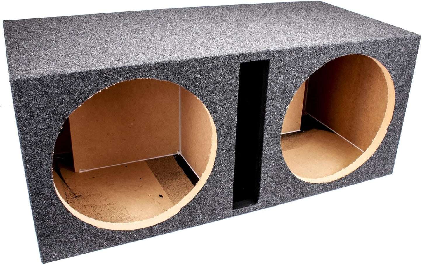 Qpower 15" Dual Vented Round Box