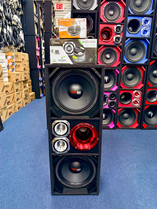 10" DS18 CHUCHERO  PRV D3220TI-ND  AND TIMPANO TWEETER 900W PAIR