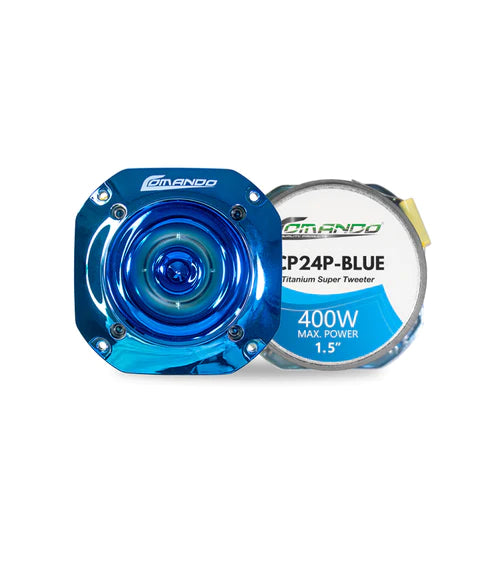 Tweeter Comando Comando audio Super Tweeter CP24P-BLUE | 1.5'' 400W MAX. | 4~8Ω ...