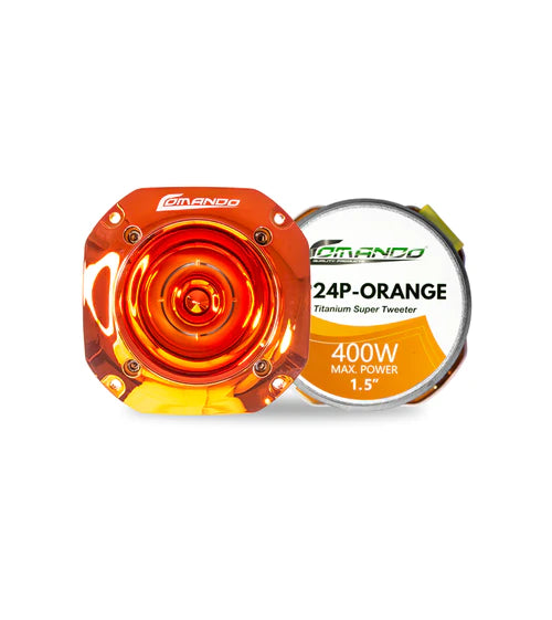Tweeter Comando Comando audio Super Tweeter CP24P ORANGE | 1.5'' 400W MAX. | 4~8Ω ...