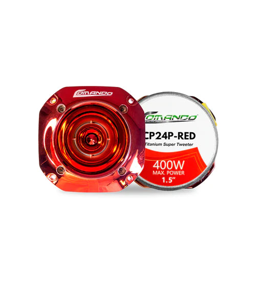 Comando audio Super Tweeter CP24P RED | 1.5'' 400W MAX. | 4~8Ω