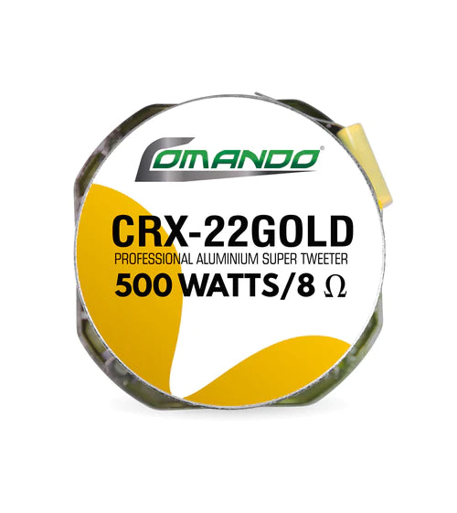 Comando audio Super Tweeter CRX-22GLD | 1.5'' 500W MAX. | 8Ω